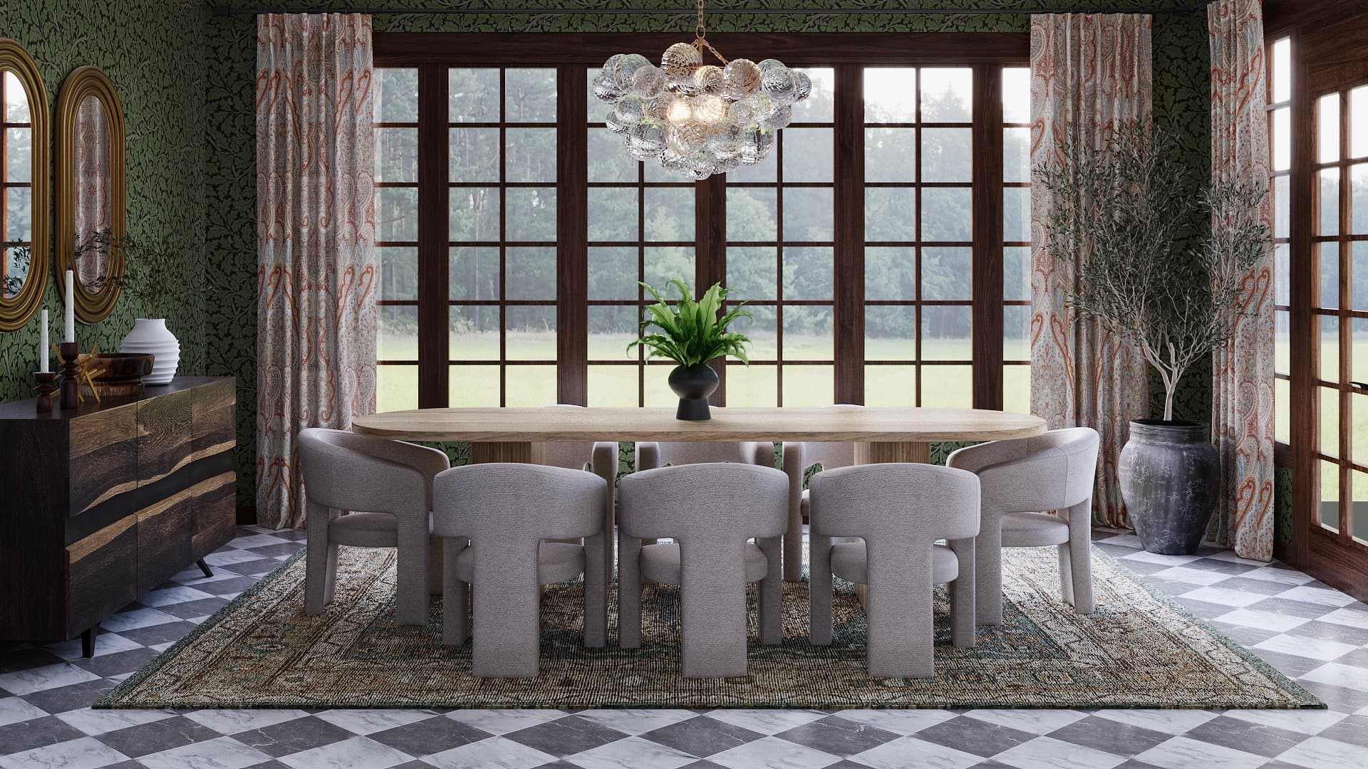 Elegant dining room